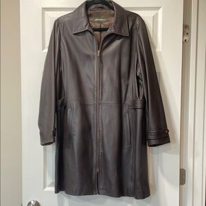 Eddie Bauer Vintage 2006 leather coat L